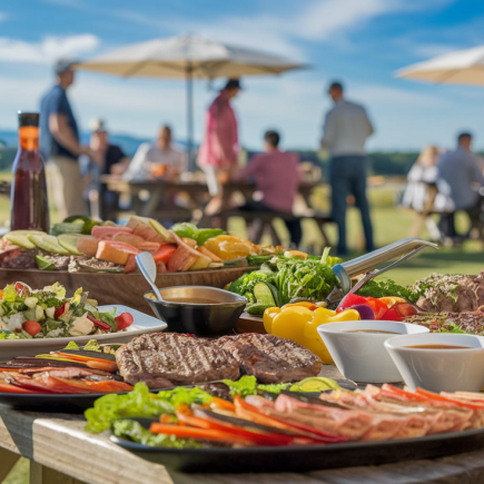 table-jardin-plats-barbecue-en-plein-air