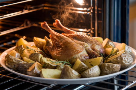 pintade-doree-pommes-terre-vapeur