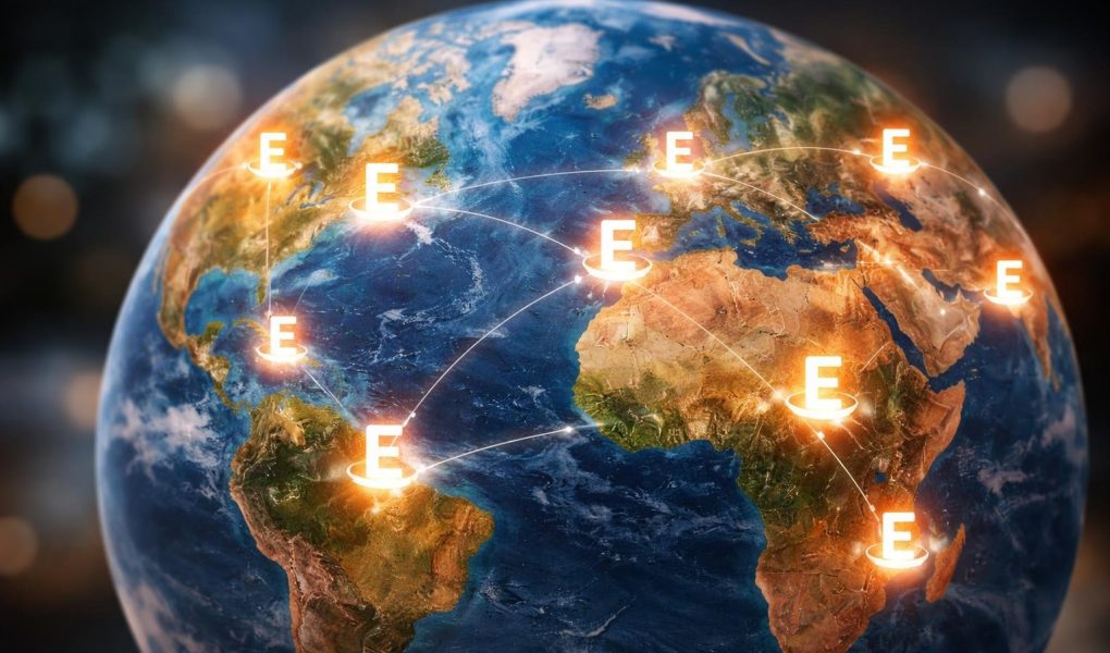 globe-terrestre-continents-marqueur-lumineux