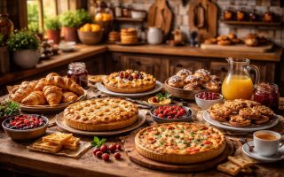 cuisine-chaleureuse-table-patisseries-ustensiles