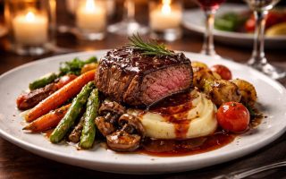 filet-mignon-legumes-rotis-puree-sauce