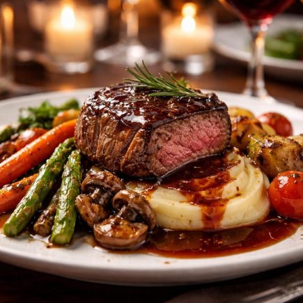 filet-mignon-legumes-rotis-puree-sauce