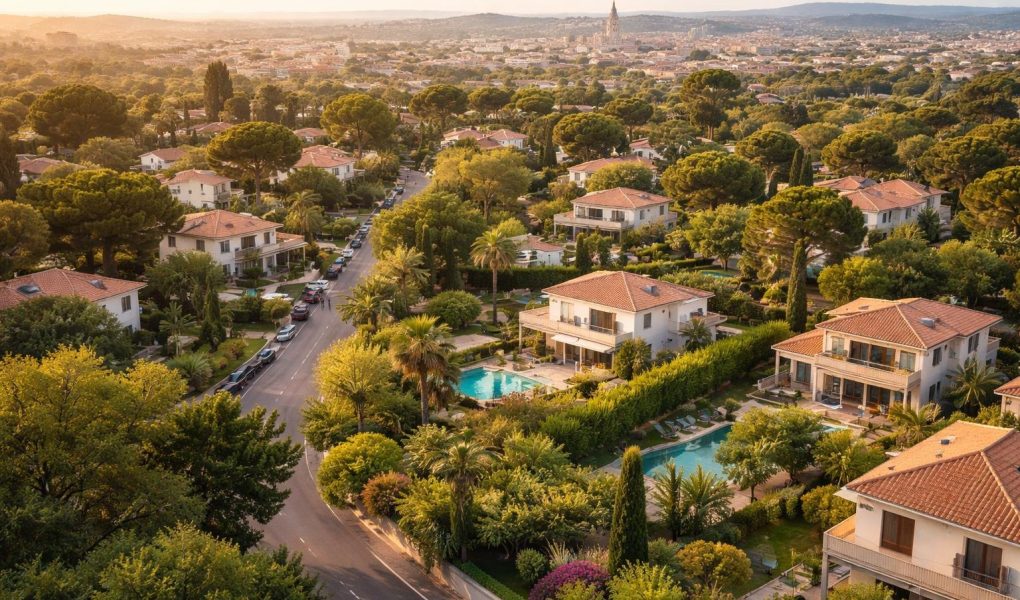 quartier-residentiel-verdoyant-maisons-montpellier