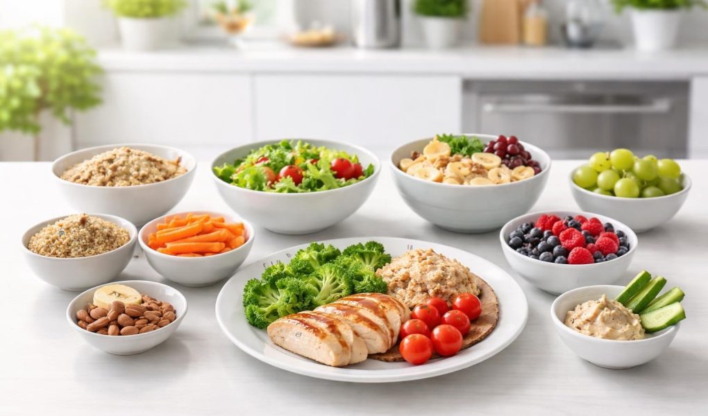 table-cuisine-moderne-portions-aliments