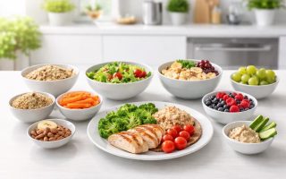 table-cuisine-moderne-portions-aliments