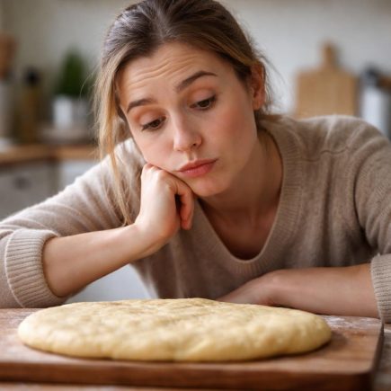 personne-regarde-brioche-cuisine-floue