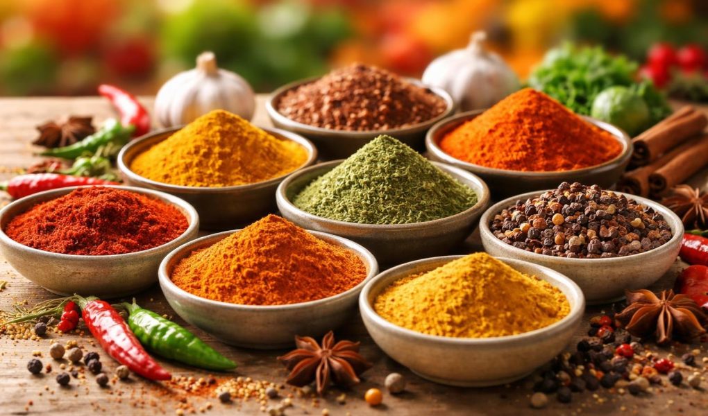 assortiment-epices-bols-ceramique-couleurs