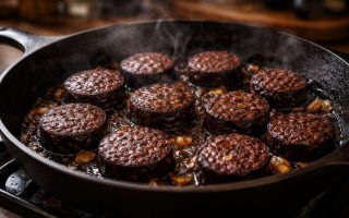 poele-fonte-boudin-noir-cuisson