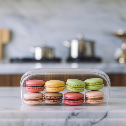 cuisine-moderne-macarons-boite-transparente