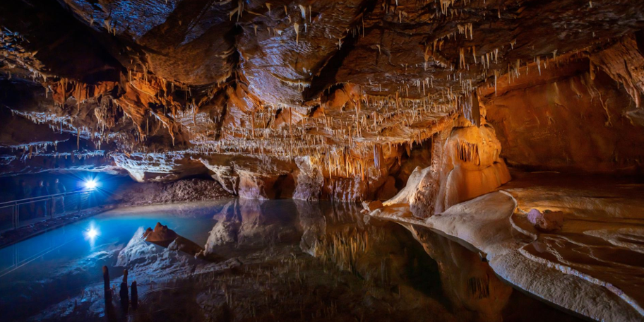 Les galeries de la grotte de Lacave