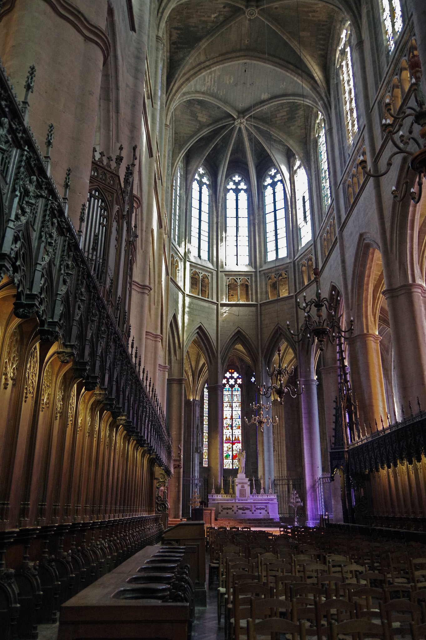 L'intérieur de la cathédrale Notre-Dame de l'Assomption de Rodez
